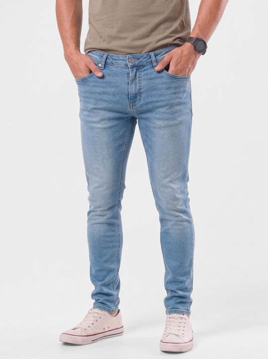 Pantalones vaqueros pitillo elásticos de denim - Cross & Crown
