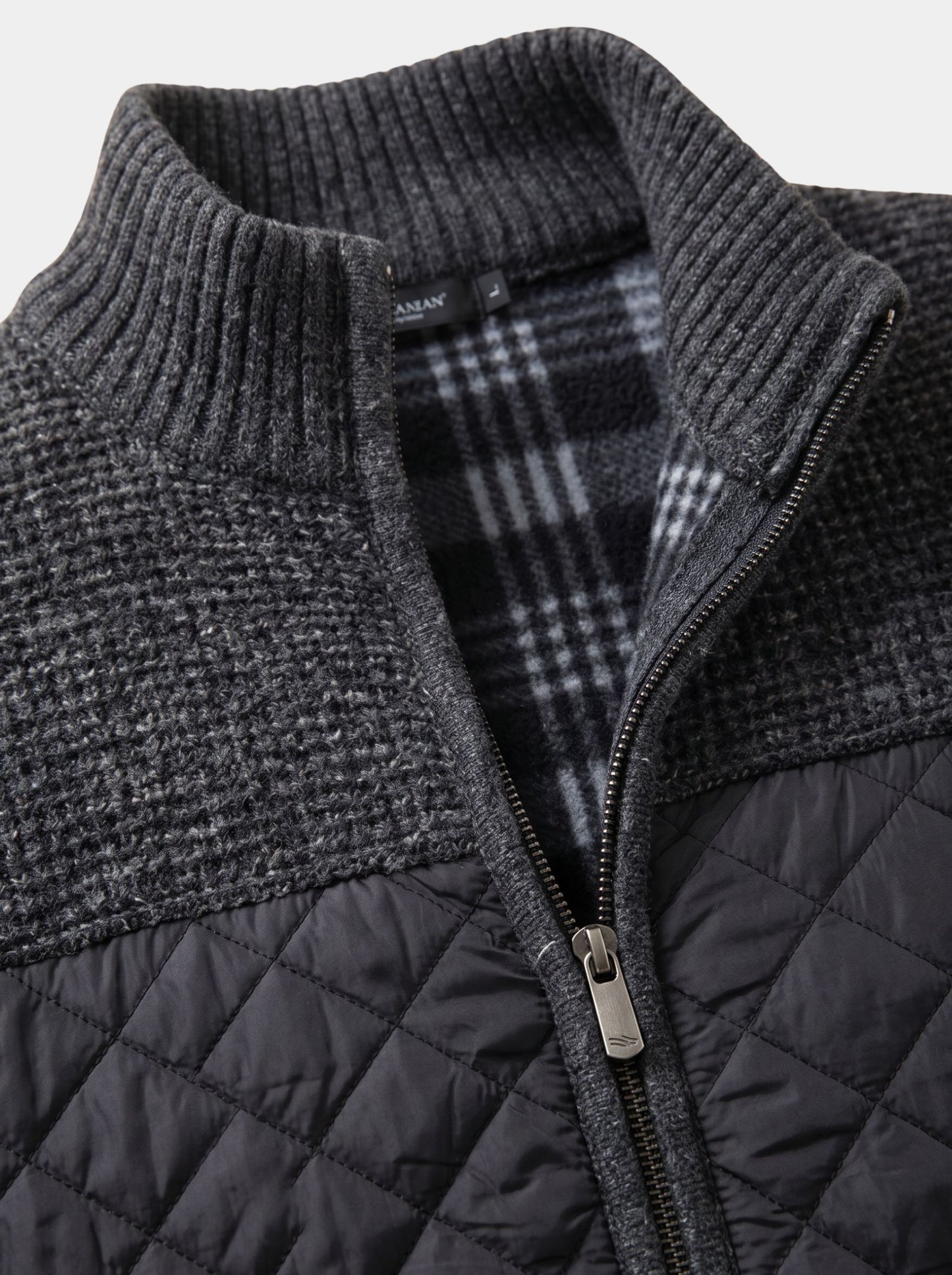 Vertex Diamond-Panel Jacket – Cross & Crown