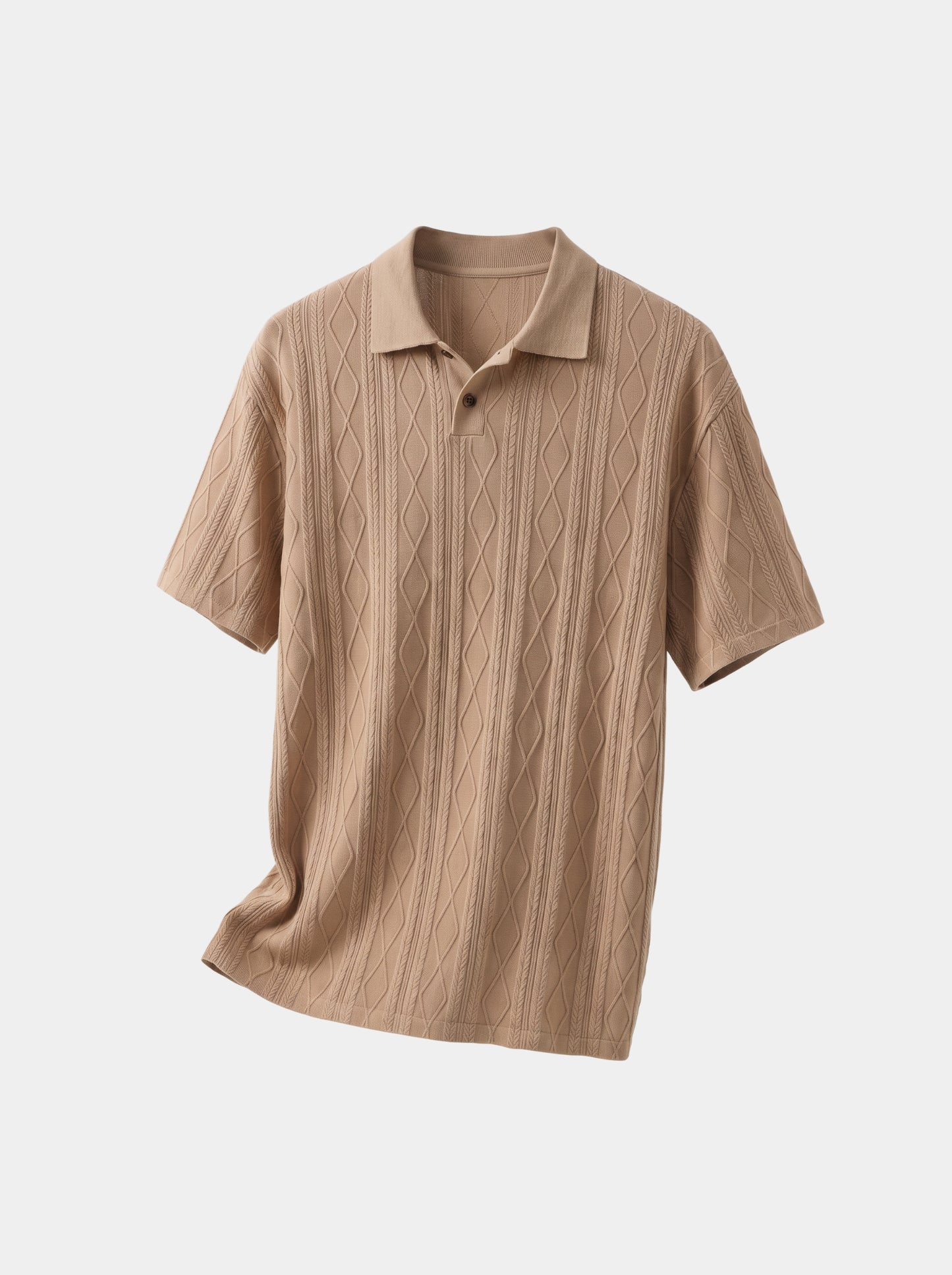 Polo de punto de rombos Imperial - Cross & Crown