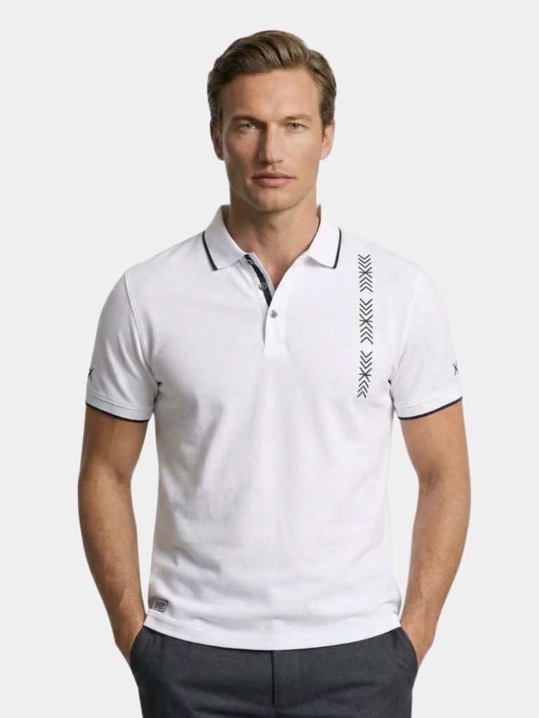 Vanguard Stitch Polo – Cross & Crown