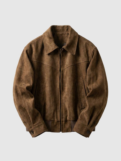 Monaco Suede Vintage Jacket - Cross & Crown
