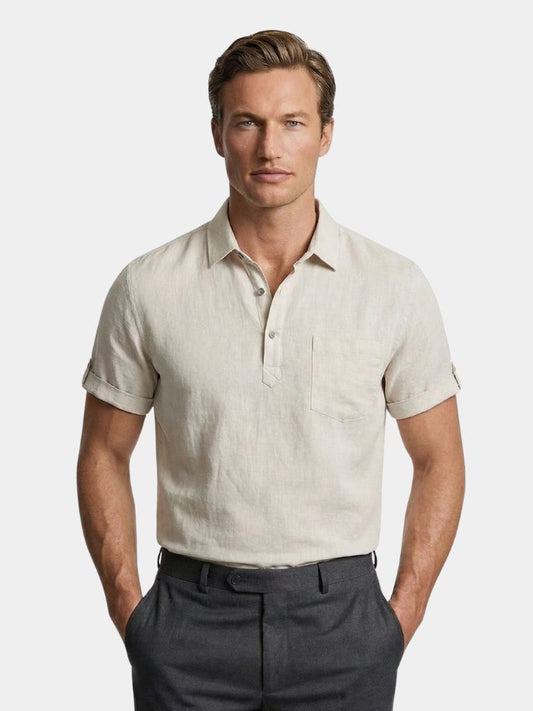 Essential Linen Shirt - Cross & Crown