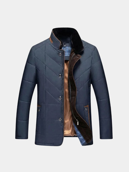 Quilted Winter Jacket - Cross & Crown