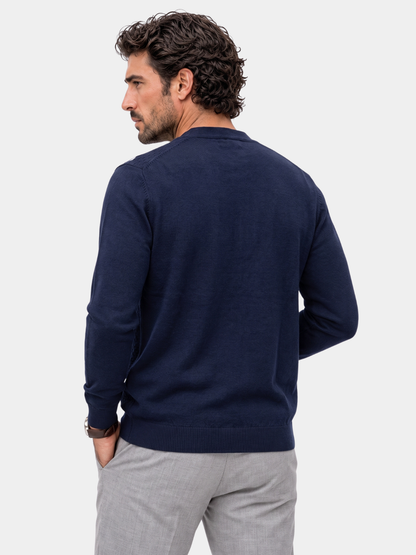 V Neck Knitwear Cardigan - Cross & Crown