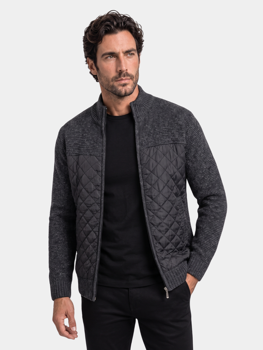 Vertex Diamond-Panel Jacket – Cross & Crown