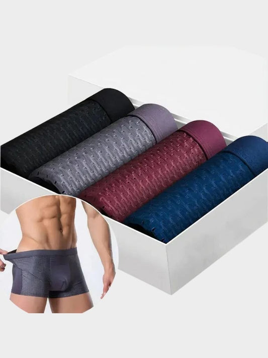 Bamboo Fiber Boxer Shorts - All - Day Comfort - Cross & Crown - Cross & Crown