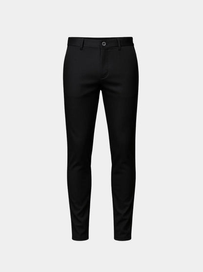 Bamboo Fiber Minimalist Straight Trousers - Cross & Crown - Cross & Crown