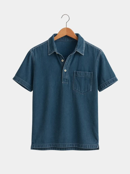 Bethlehem Blues Polo Shirt – Cross & Crown - Cross & Crown