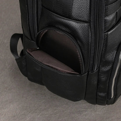 Black Bull 17” Tech Backpack with USB Charging - Cross & Crown