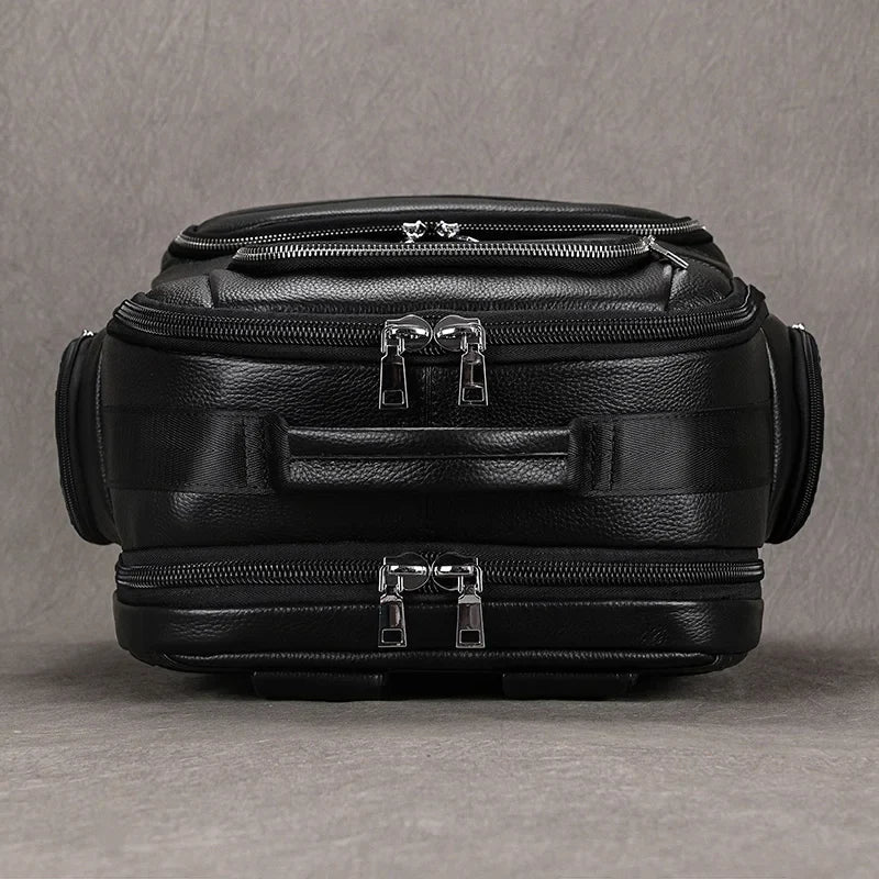 Black Bull 17” Tech Backpack with USB Charging - Cross & Crown