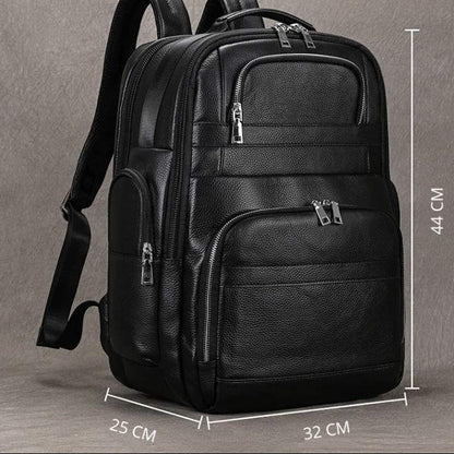 Black Bull 17” Tech Backpack with USB Charging - Cross & Crown