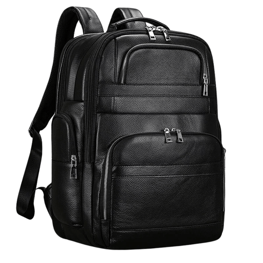 Black Bull 17” Tech Backpack with USB Charging - Cross & Crown