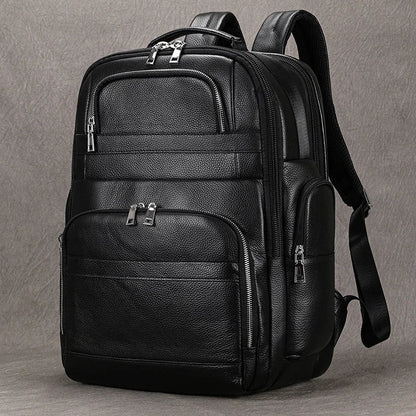Black Bull 17” Tech Backpack with USB Charging - Cross & Crown