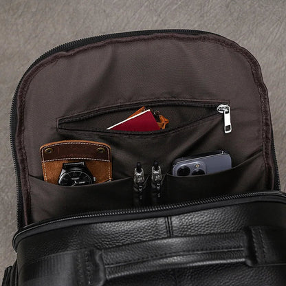 Black Bull 17” Tech Backpack with USB Charging - Cross & Crown