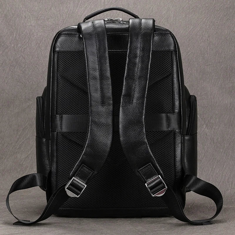 Black Bull 17” Tech Backpack with USB Charging - Cross & Crown