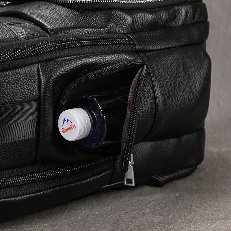 Black Bull 17” Tech Backpack with USB Charging - Cross & Crown