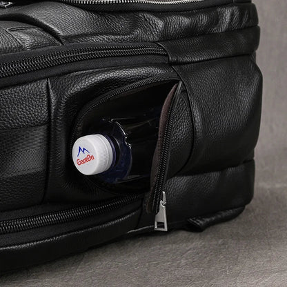 Black Bull 17” Tech Backpack with USB Charging - Cross & Crown