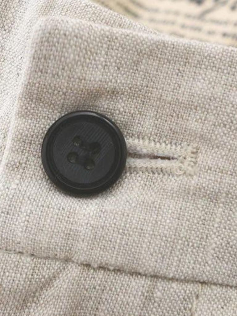 Bleu Horizon Linen Shorts - Cross & Crown - Cross & Crown