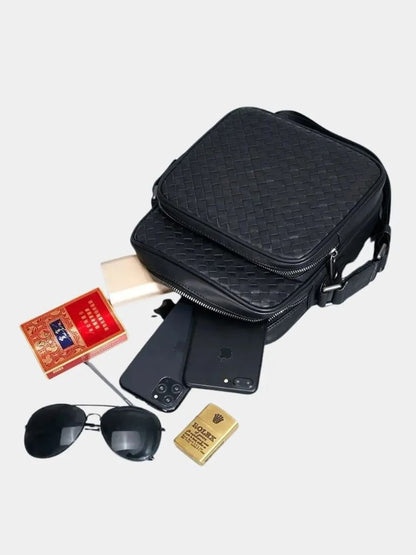 Braided Heritage Shoulder Bag - Cross & Crown - Cross & Crown