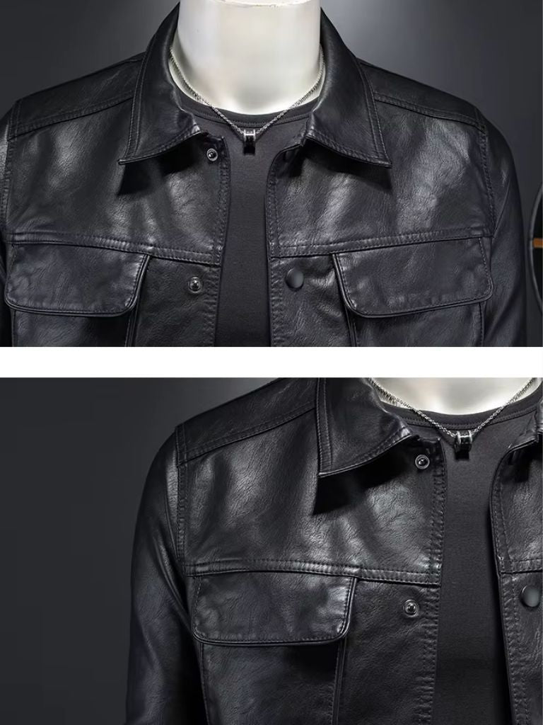Bronze Rebel Leather Jacket – Cross & Crown - Cross & Crown