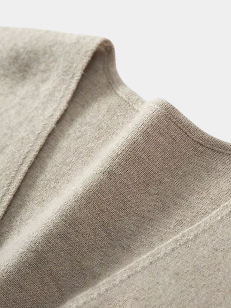 Cashmere Cardigan Vest - Cross & Crown - Cross & Crown