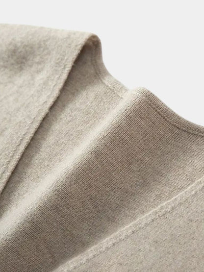 Cashmere Cardigan Vest - Cross & Crown - Cross & Crown