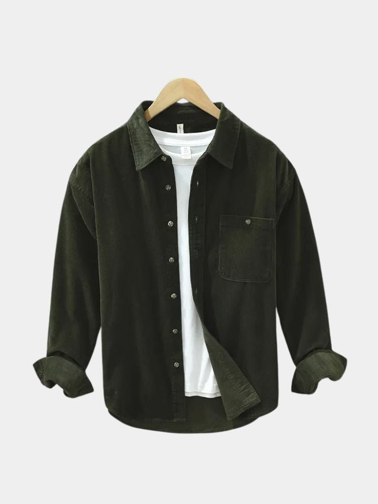 Casual Corduroy Shirt - Cross & Crown - Cross & Crown