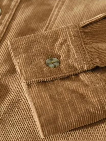 Casual Corduroy Shirt - Cross & Crown - Cross & Crown