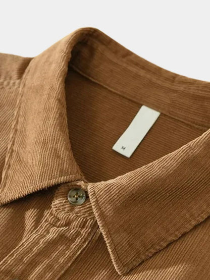 Casual Corduroy Shirt - Cross & Crown - Cross & Crown