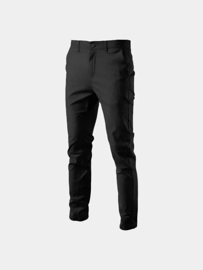 Casual Slim Fit Trousers - Cross & Crown - Cross & Crown