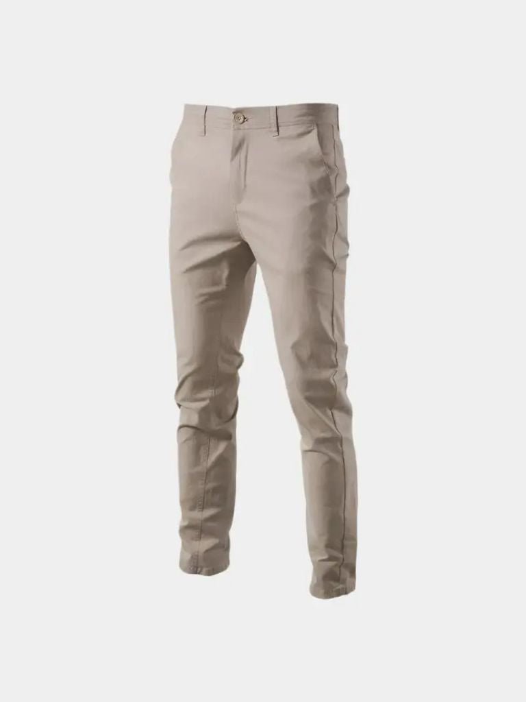 Casual Slim Fit Trousers - Cross & Crown - Cross & Crown