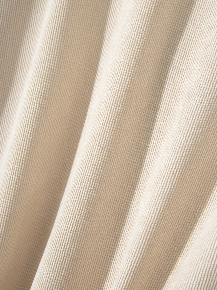 Casual Solid Corduroy Shirt - Cross & Crown - Cross & Crown