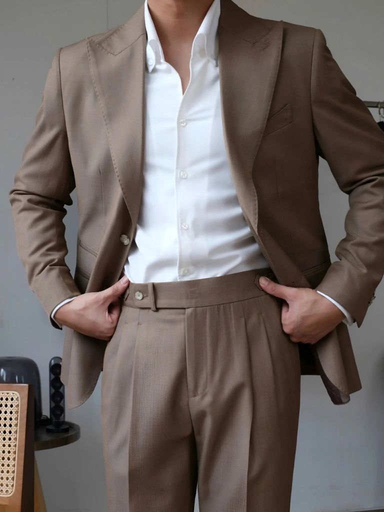 Classic Genova Sidetab Trousers - Cross & Crown - Cross & Crown