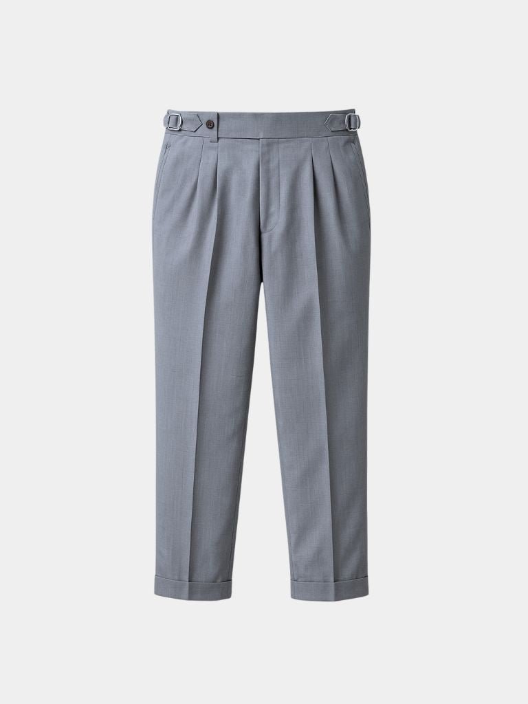 Classic Genova Sidetab Trousers - Cross & Crown - Cross & Crown