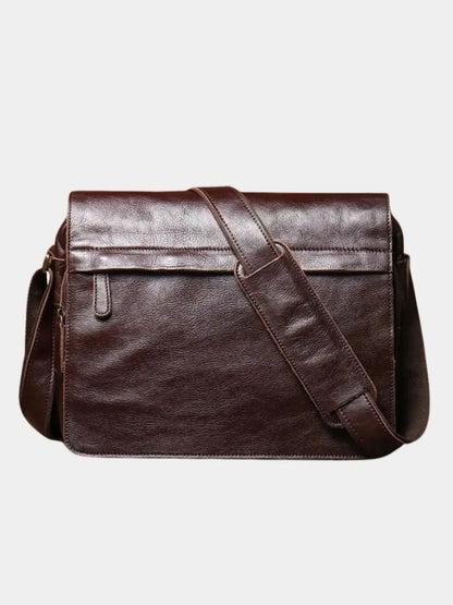 Classic Messenger Leather Bag - Cross & Crown - Cross & Crown