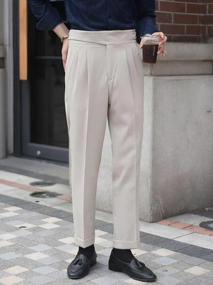 Corduroy Elegant Trousers - Cross & Crown - Cross & Crown