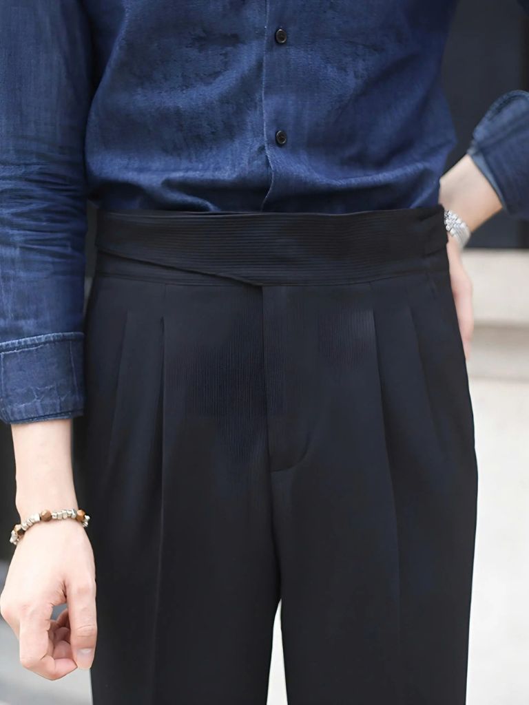 Corduroy Elegant Trousers - Cross & Crown - Cross & Crown