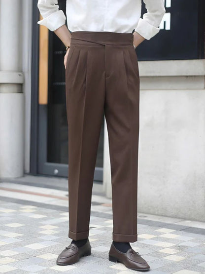 Corduroy Elegant Trousers - Cross & Crown - Cross & Crown