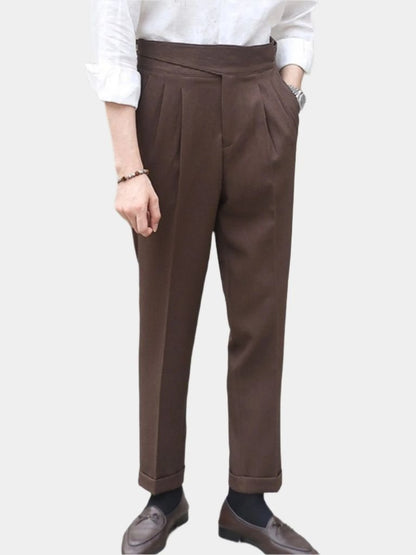 Corduroy Elegant Trousers - Cross & Crown - Cross & Crown