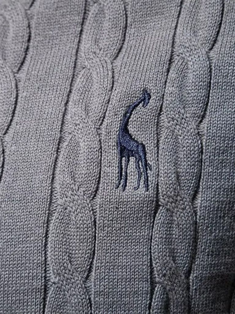 Cotton Crew Neck Pullover Sweater - Cross & Crown - Cross & Crown