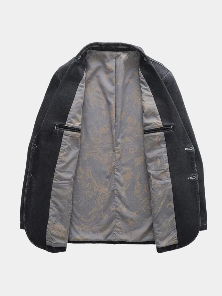 Denim Covenant Blazer Jacket– Cross & Crown - Cross & Crown