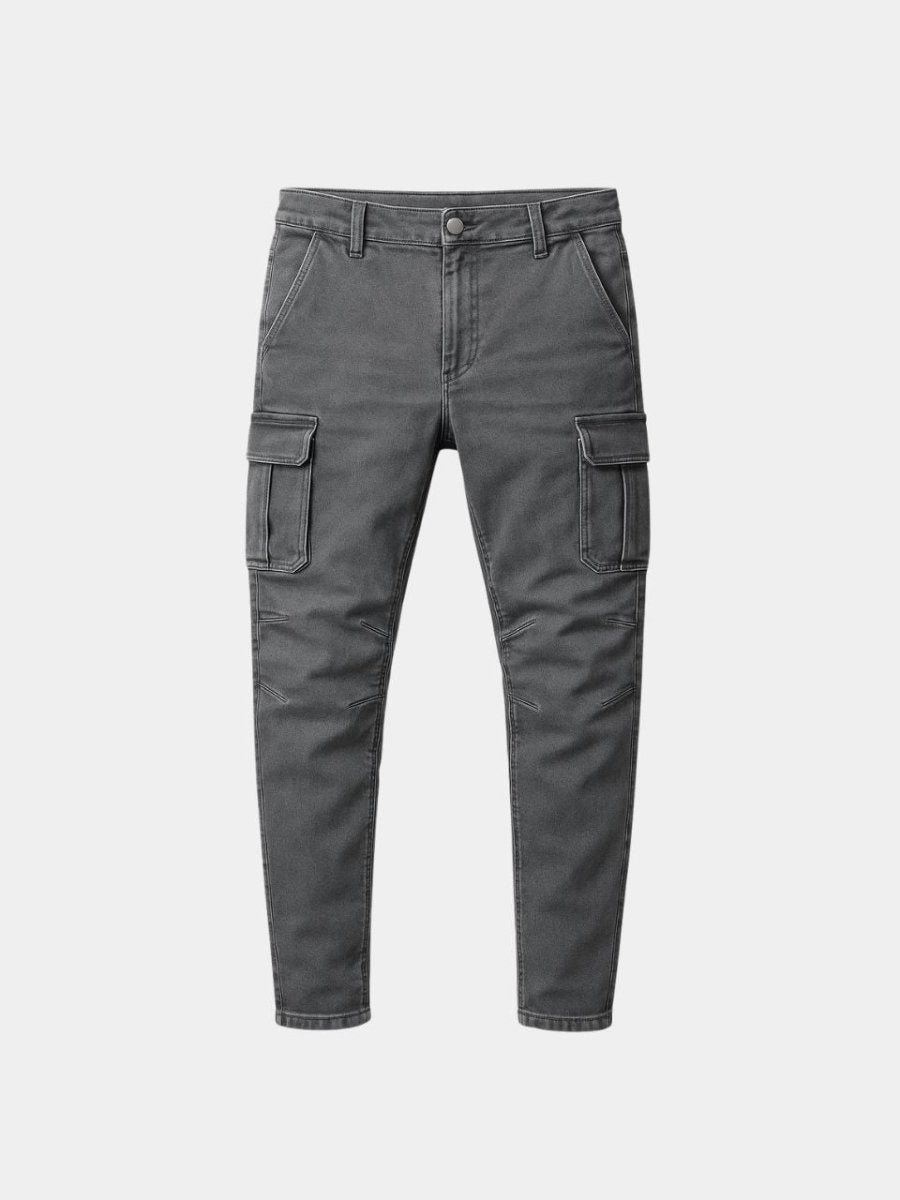 Denim Jeans Cargo Trousers - Cross & Crown - Cross & Crown