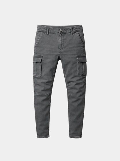 Denim Jeans Cargo Trousers - Cross & Crown - Cross & Crown