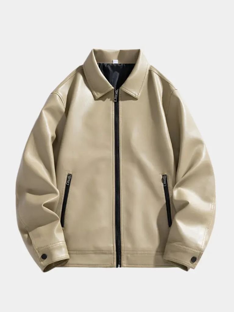 Denver Leather Jacket - Cross & Crown - Cross & Crown