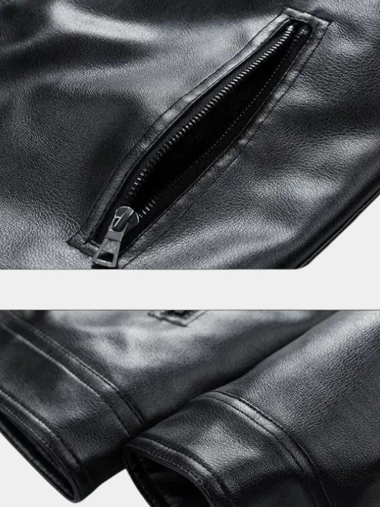 Denver Leather Jacket - Cross & Crown - Cross & Crown