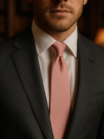 Dusty Blush Tie – Cross & Crown - Cross & Crown