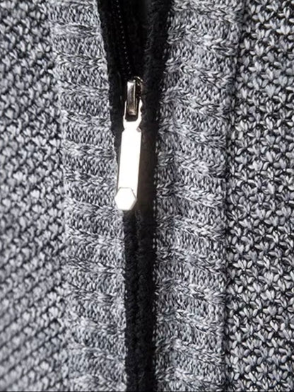 Elegant Full - Zip Sweater Vest - Cross & Crown - Cross & Crown