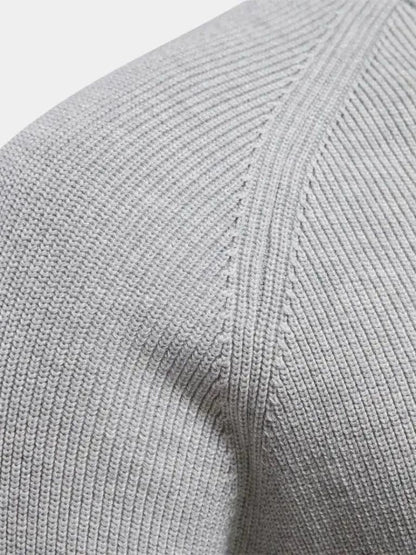 Elegant Quarter Zip Sweater - Cross & Crown - Cross & Crown