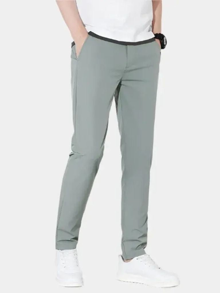 Essencial Stretch Trousers - New Elastic Waist - Cross & Crown - Cross & Crown