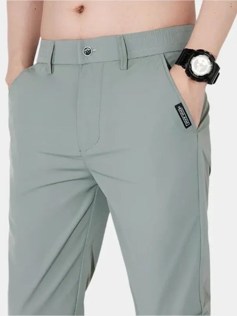 Essencial Stretch Trousers - New Elastic Waist - Cross & Crown - Cross & Crown